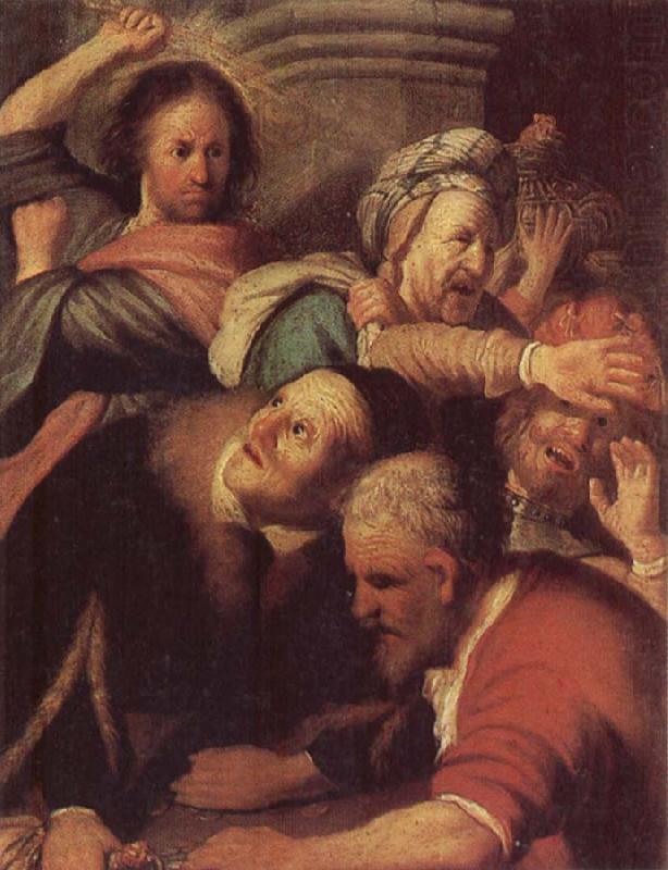 Christ Driving the Money-changers from the Temple, REMBRANDT Harmenszoon van Rijn